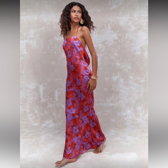 Missguided Tropical Backless Maxi Dress - Picture 5 of 5